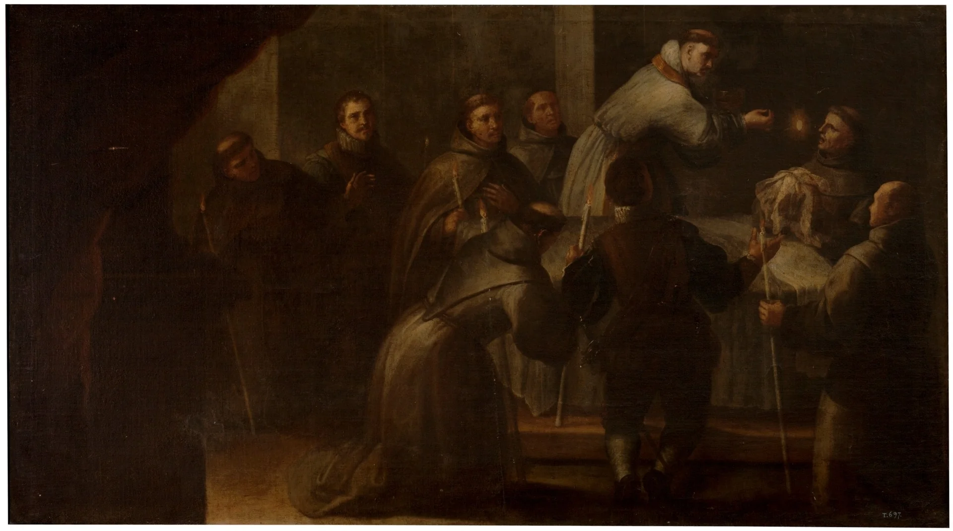La última comunión de San Diego de Alcalá, detail
