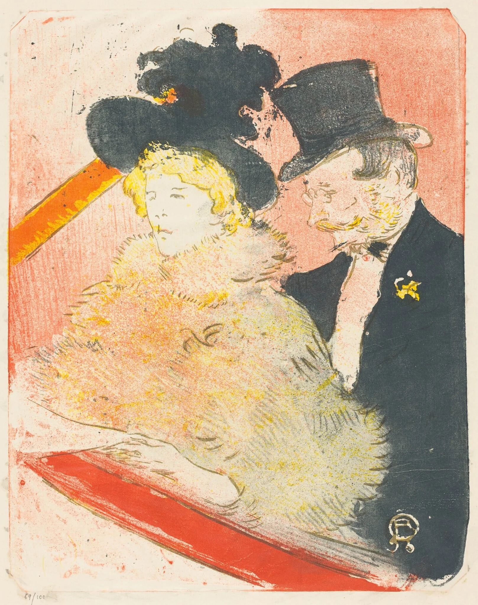 At the Concert (Au concert), detail