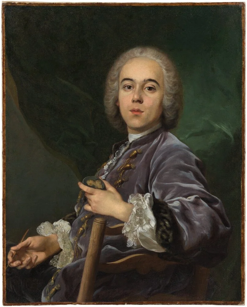 The Engraver and Goldsmith Jacques Roettiers, detail