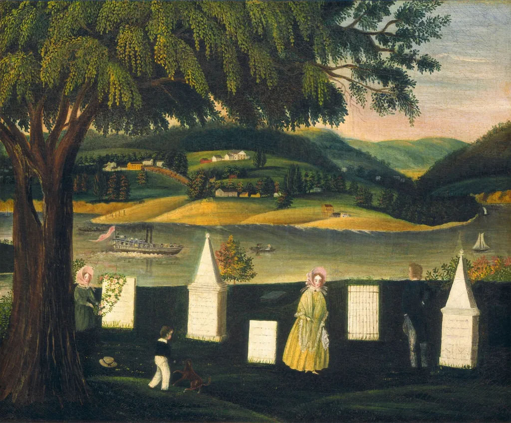 Family Burying Ground, oil, 1840