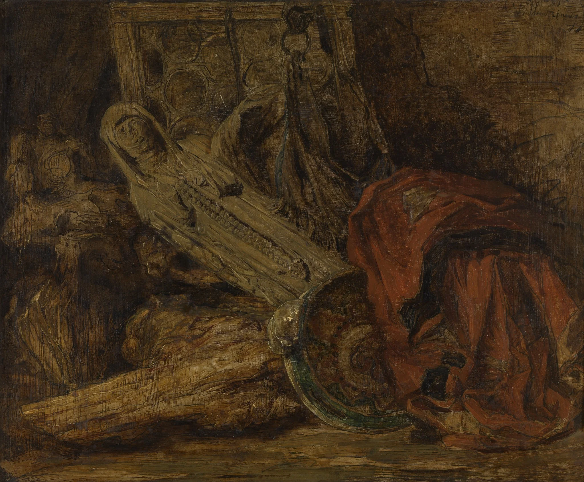 Still Life with Sculpture, detail
