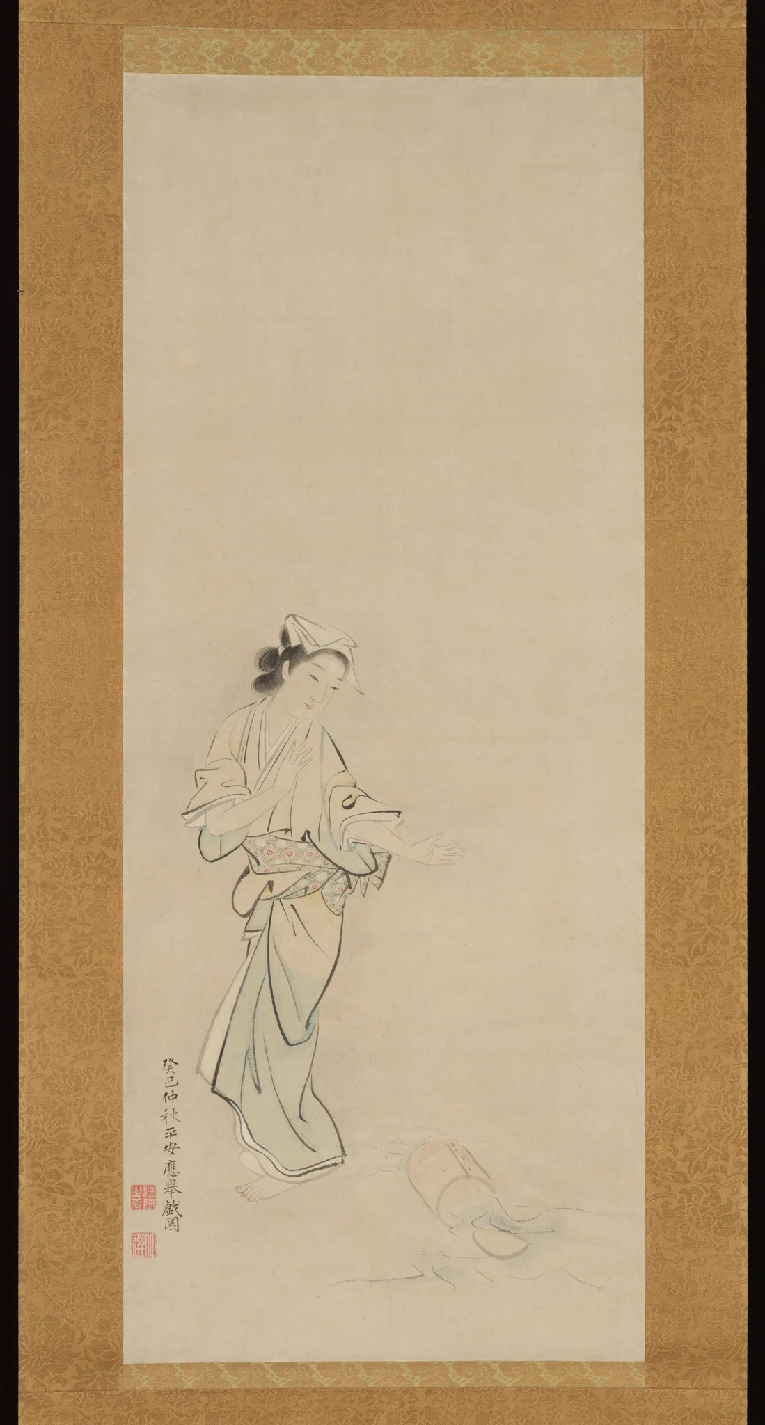 Lady Chiyono, detail