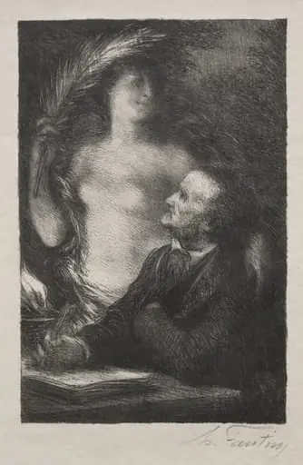 The Muse, by Henri Fantin-Latour, 1887