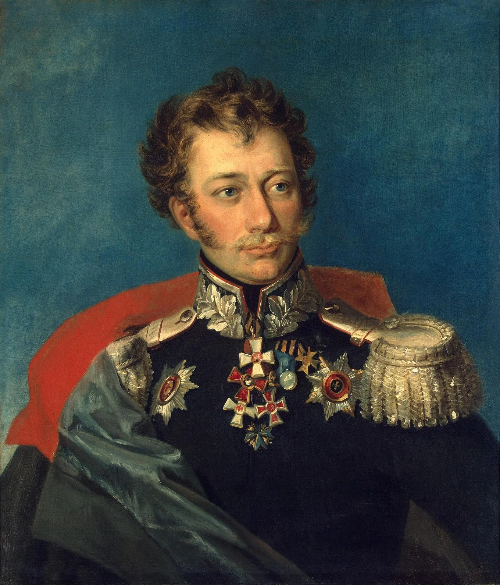 Portrait of Vasily D. Ilovaisky (1788-1860) (12th), detail