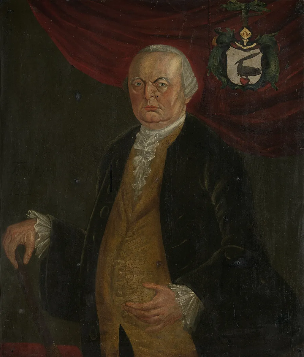 Portrait of Reinier de Klerk (1710-80), Gouverneur-generaal (1777-80), by Franciscus Josephus Fricot, oil, 1789