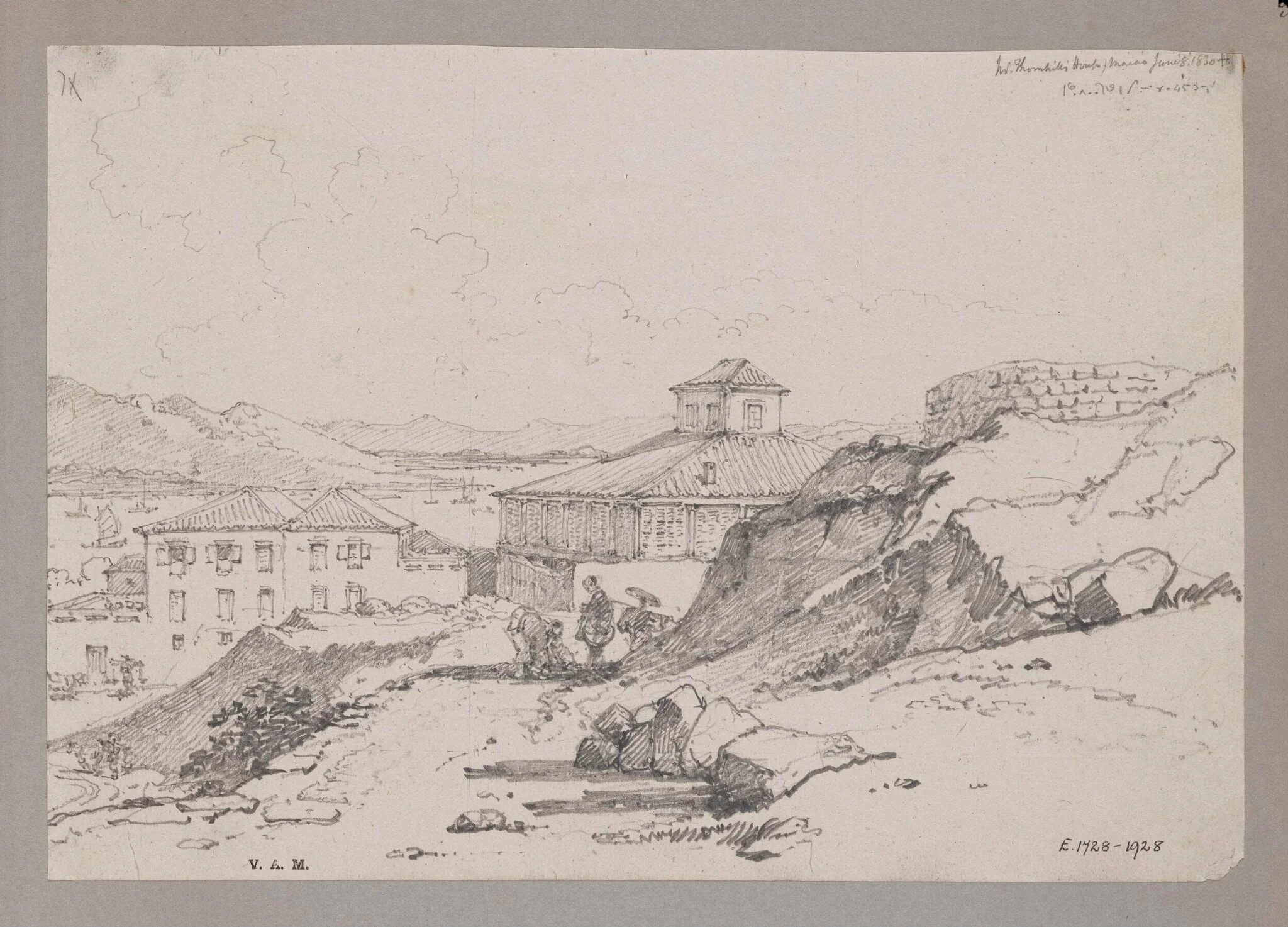 The Rev. Mr. Vatchell's house (formerly Mr. Thornhill's), Macao, detail