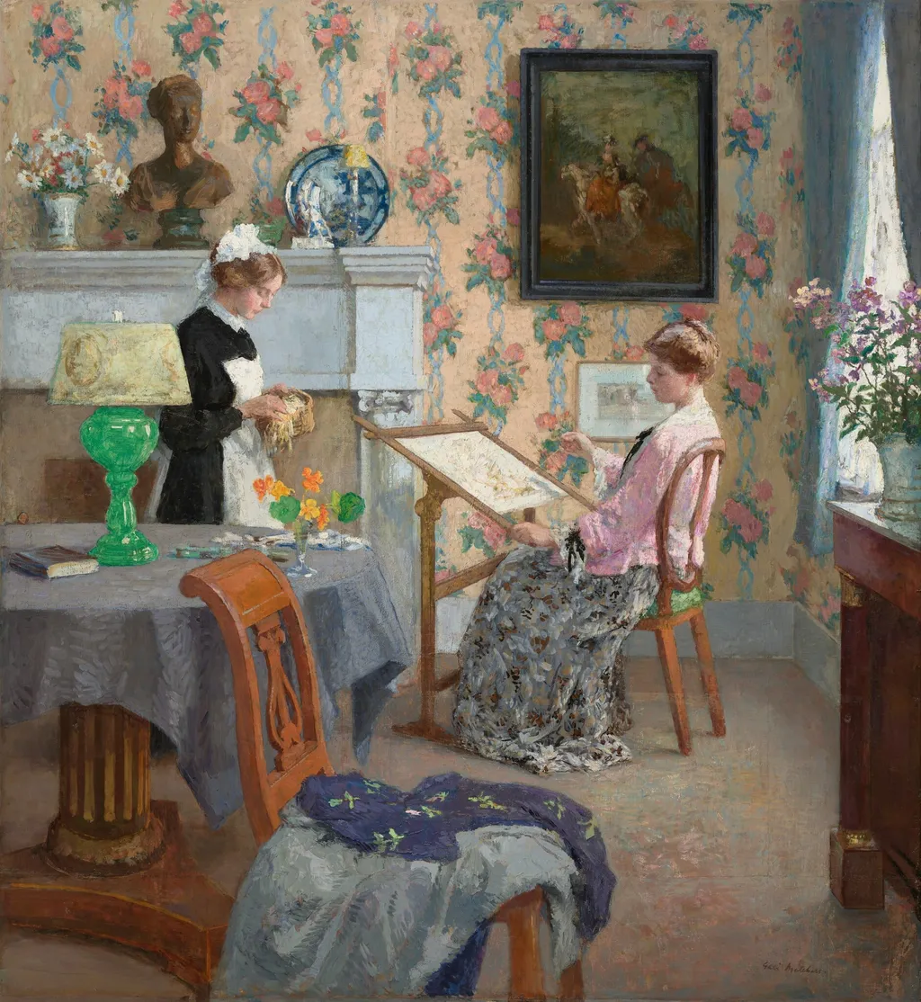 Penelope, by Gari Melchers, oil, 1910