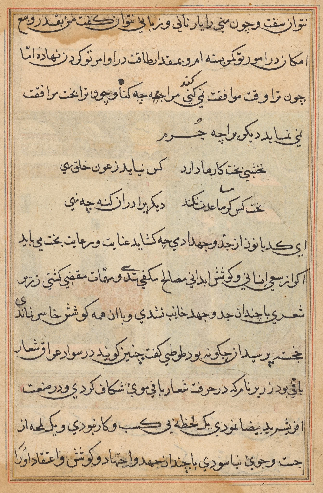 Tuti-Nama (Tales of a Parrot), detail