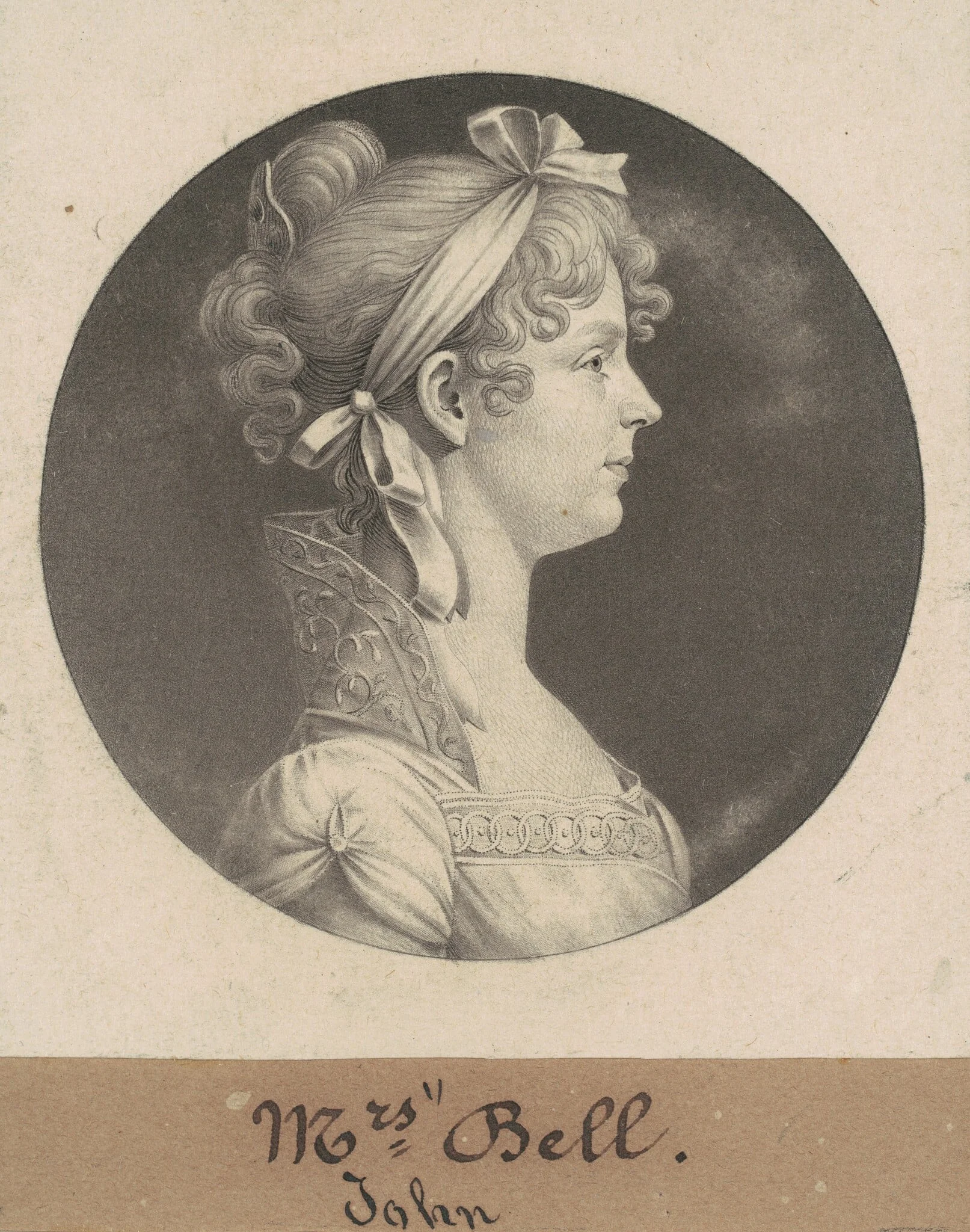 Mary Ann Walker Bell, detail