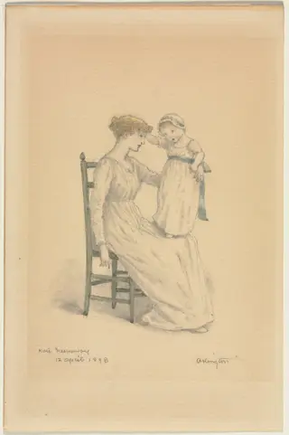 Mother and Child, by Kate Greenaway, 1898