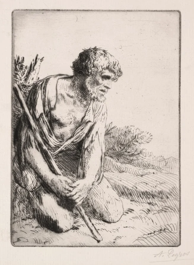 The Prodigal Son (3rd Plate), detail