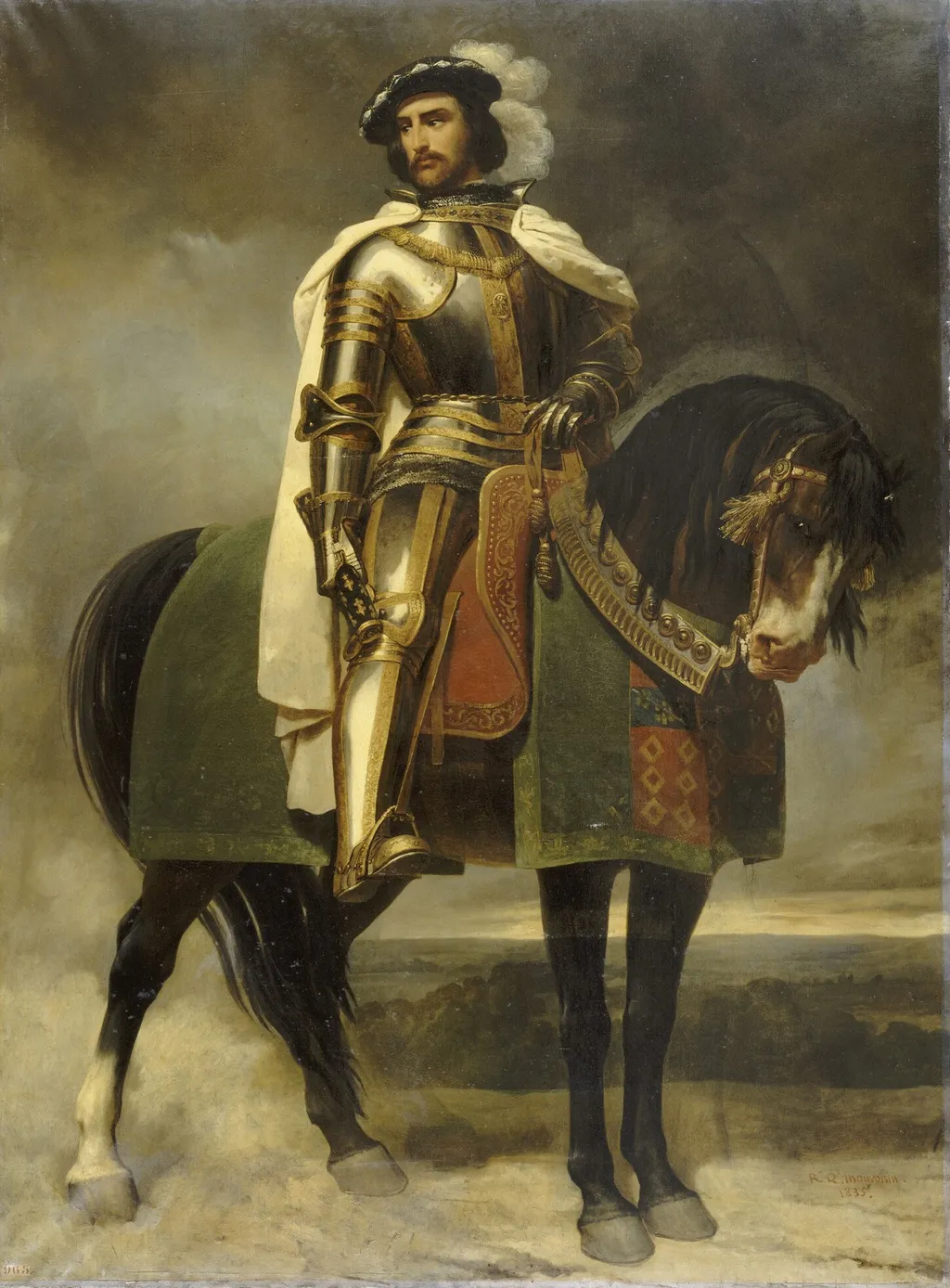 Pierre de Rohan, seigneur de Gye, by Raymond Monvoisin, oil, 1835