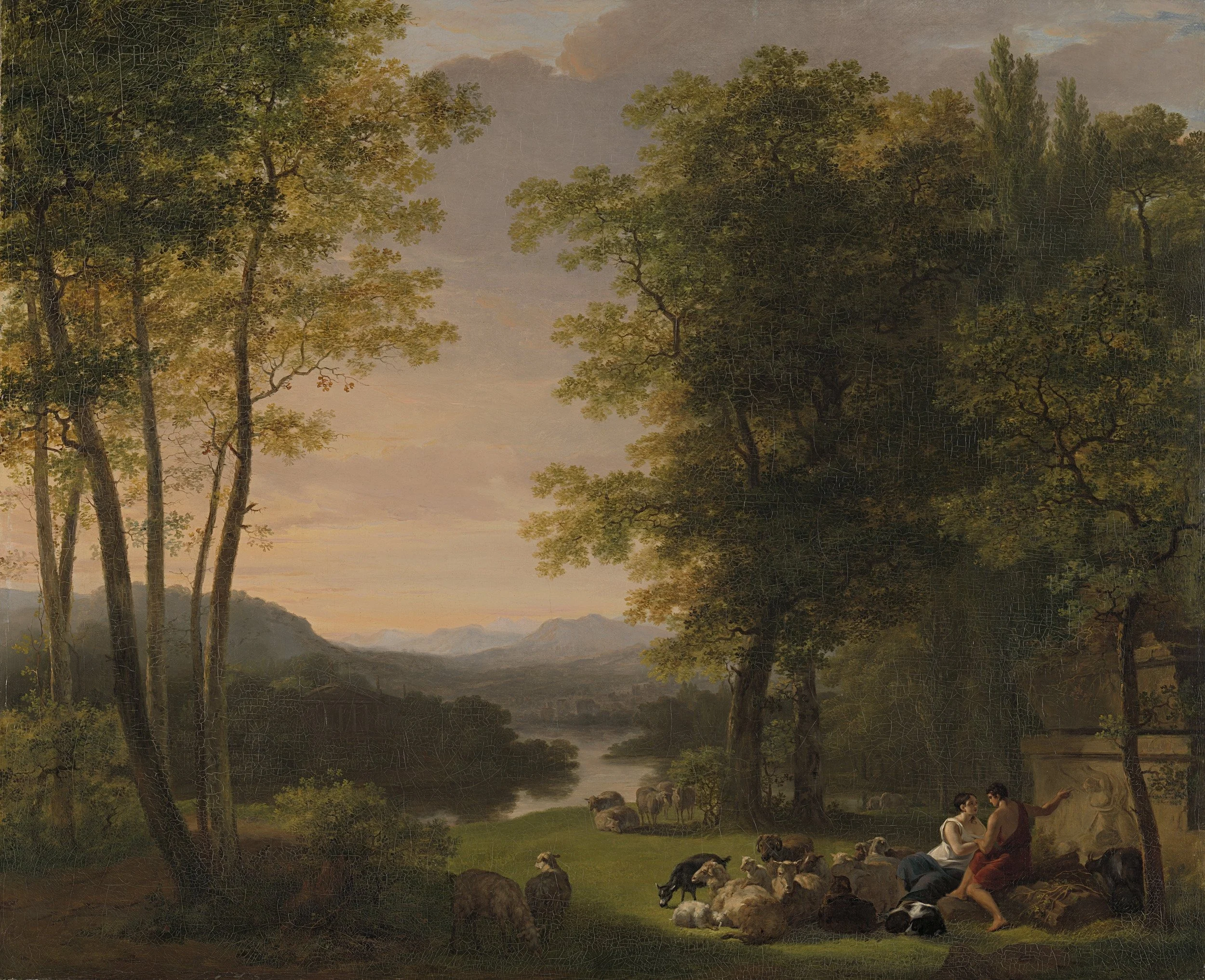 Arcadian Landscape, detail