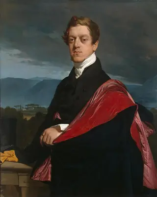 Portrait of Count Nikolay Guryev, by Jean Auguste Dominique Ingres, oil, 1821