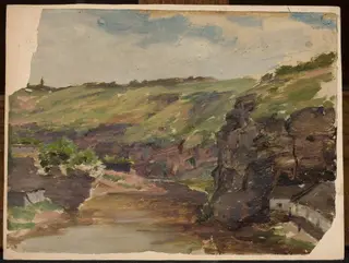 Study from Podolia, by Jan Ciągliński, unspecified, 1891