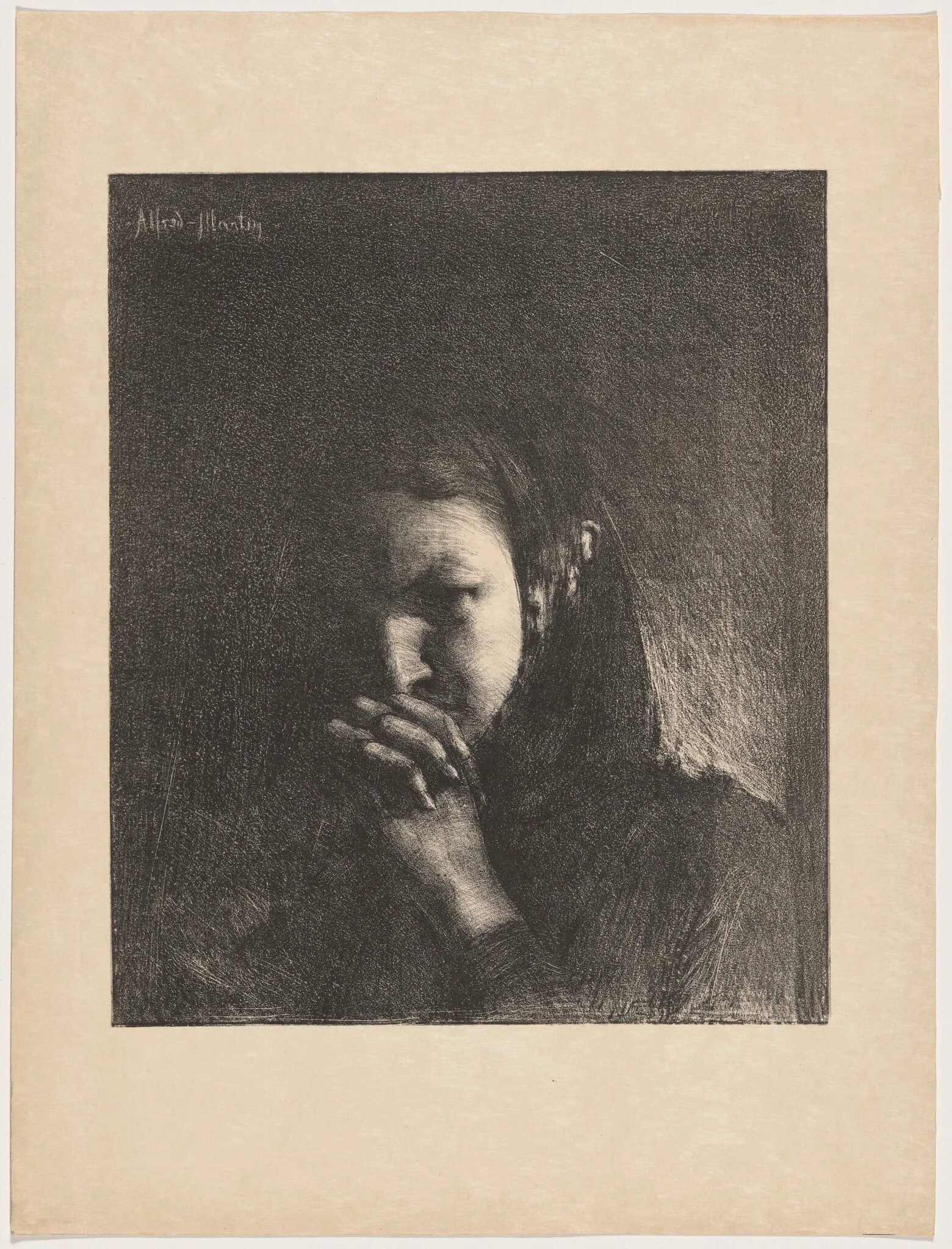 Mélancolie (Melancholy), detail