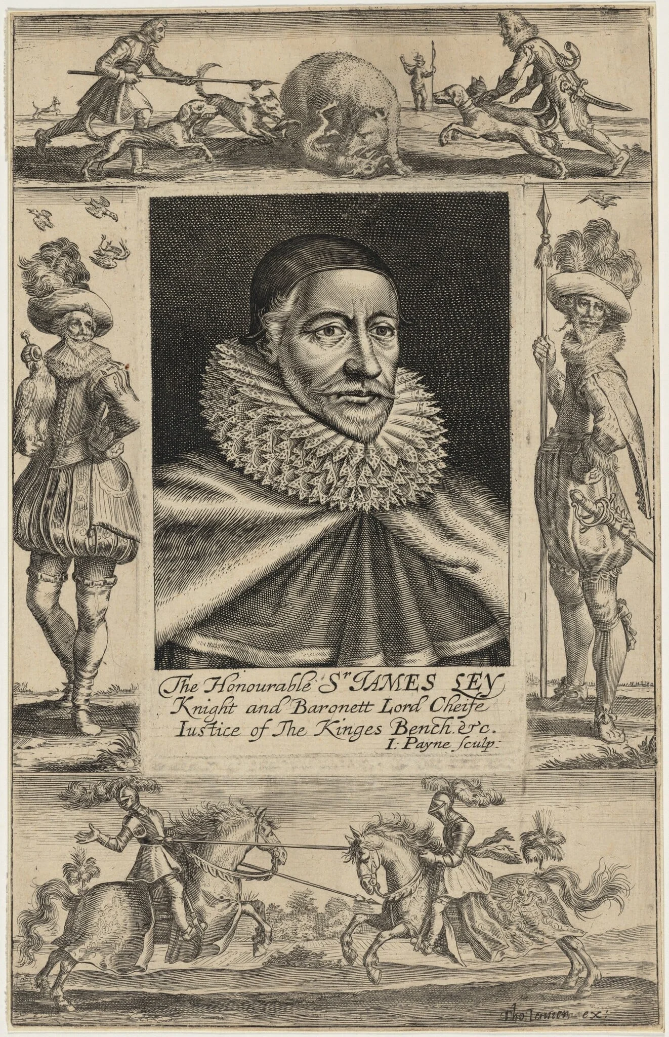 James Ley, First Earl of Marlborough, detail
