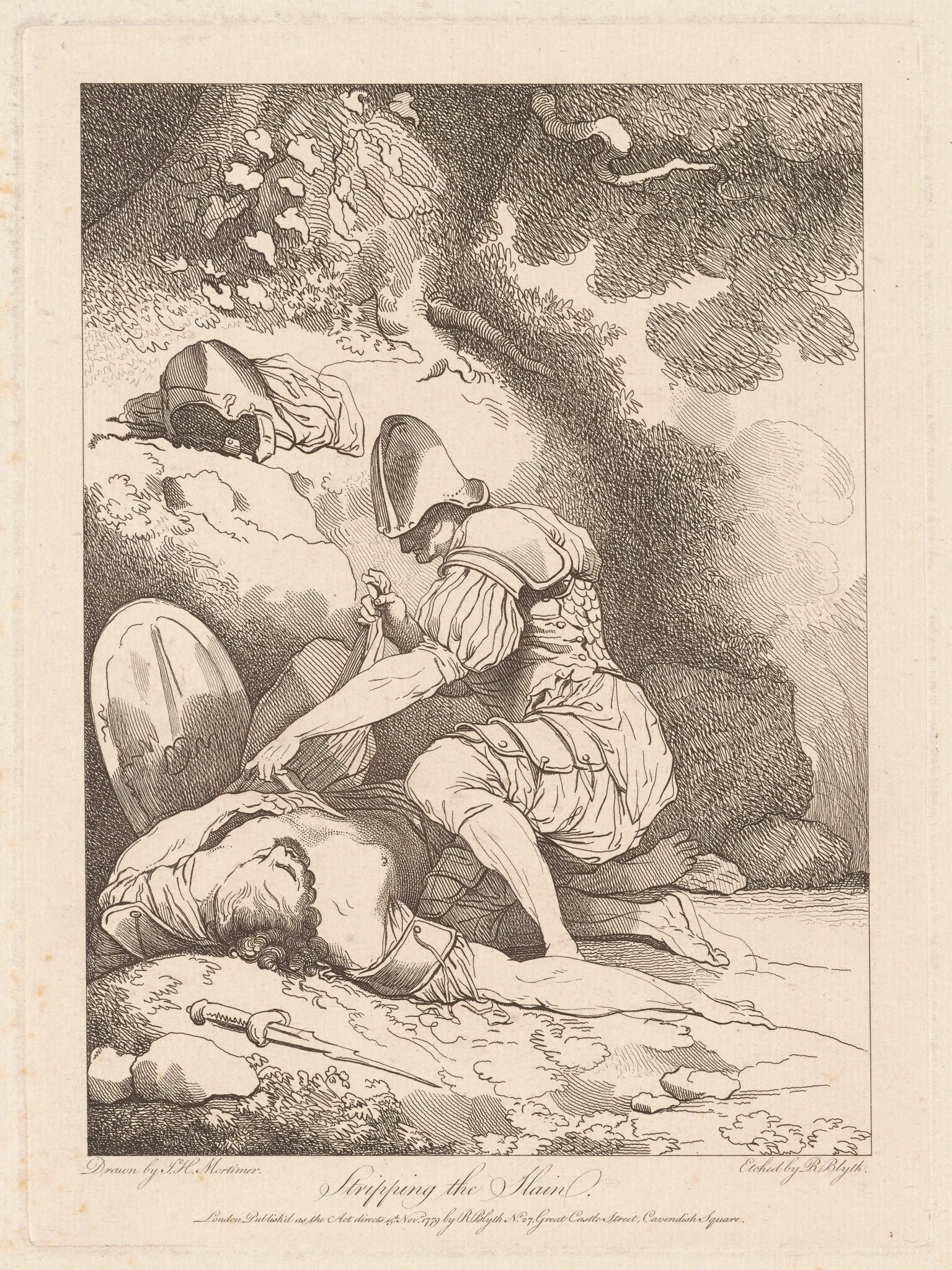 Stripping the Slain, detail
