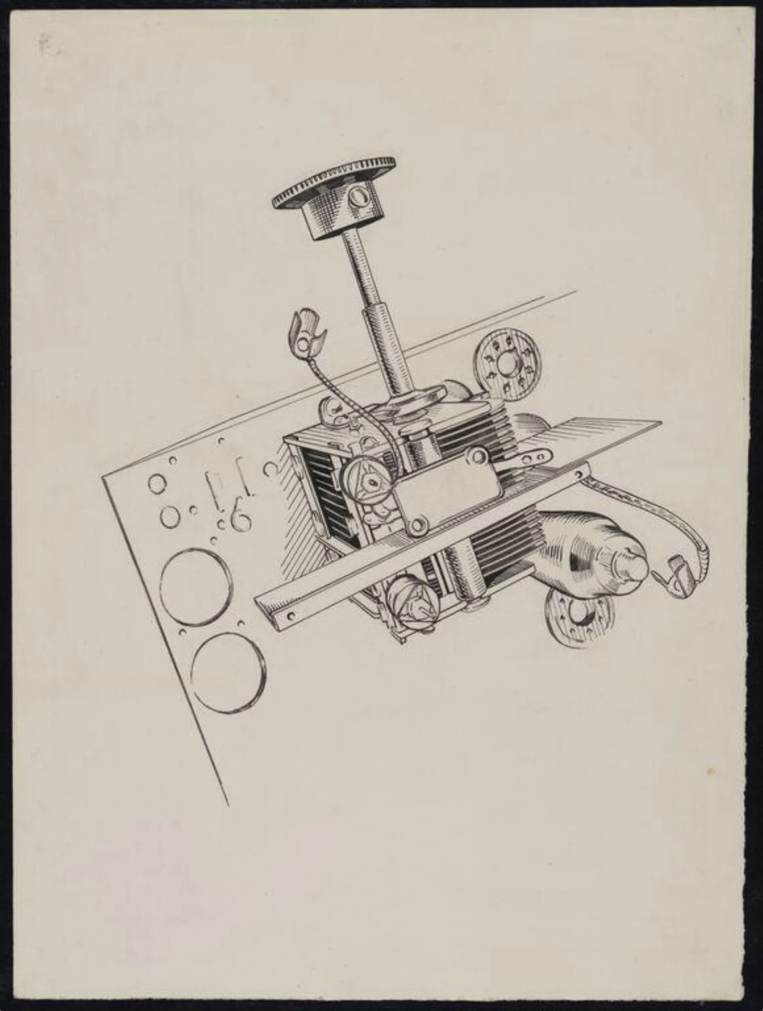 Tuner for a Murphy Radio, detail