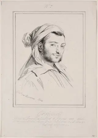 Théodore Géricault, by Achille Devéria, 1824