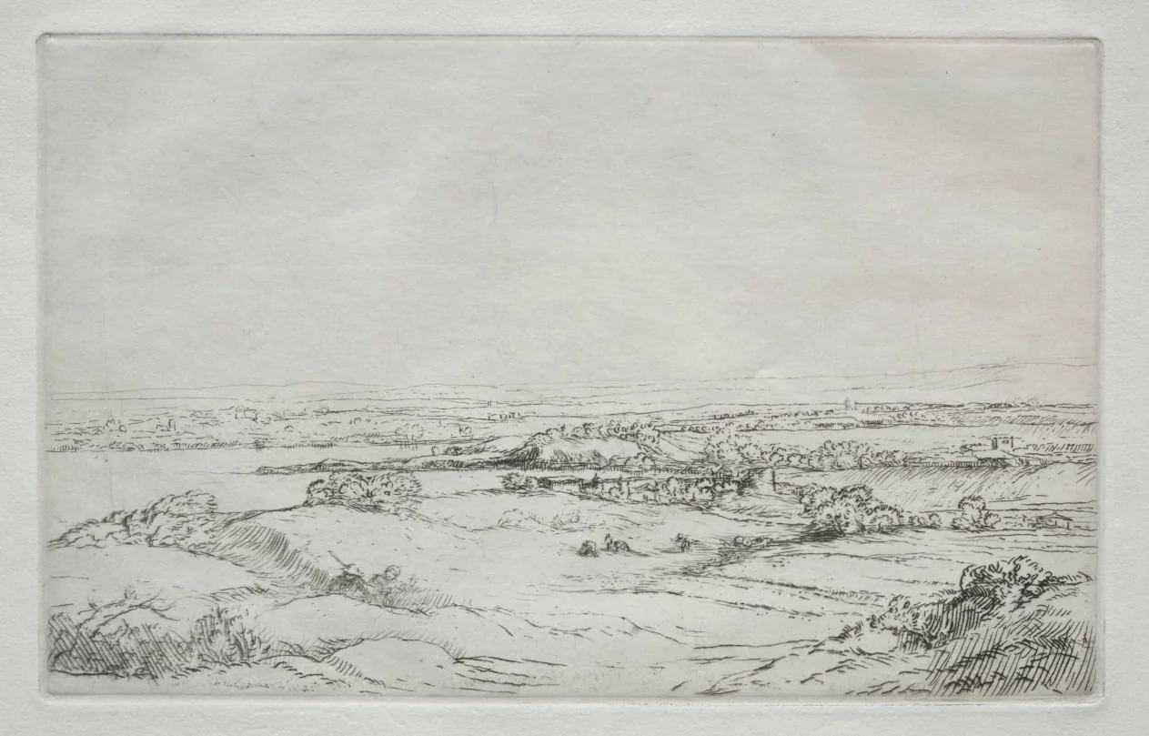The Meadow near the Lake (La Plaine Près Du Lac), detail