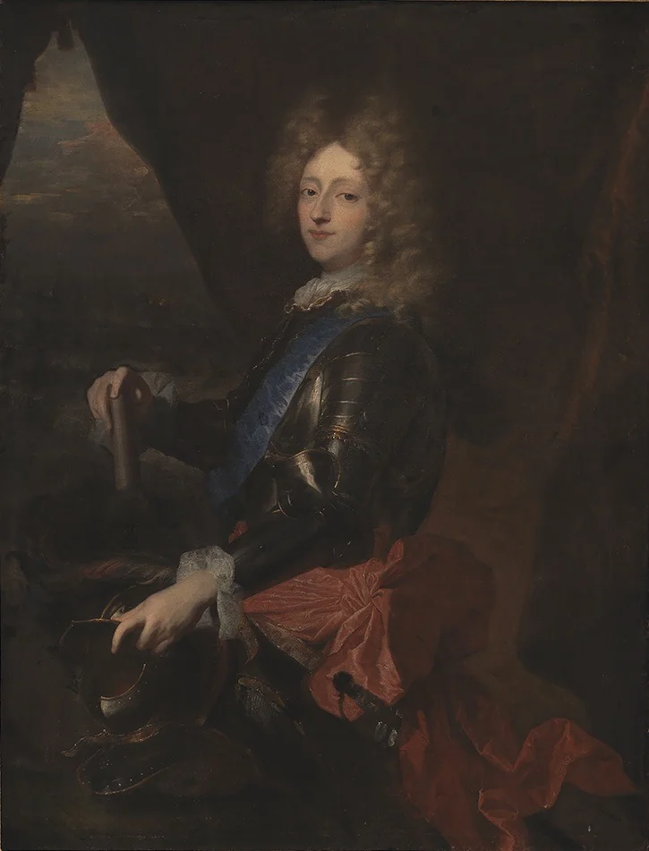 Portrait of King Frederik IV as Prince, detail