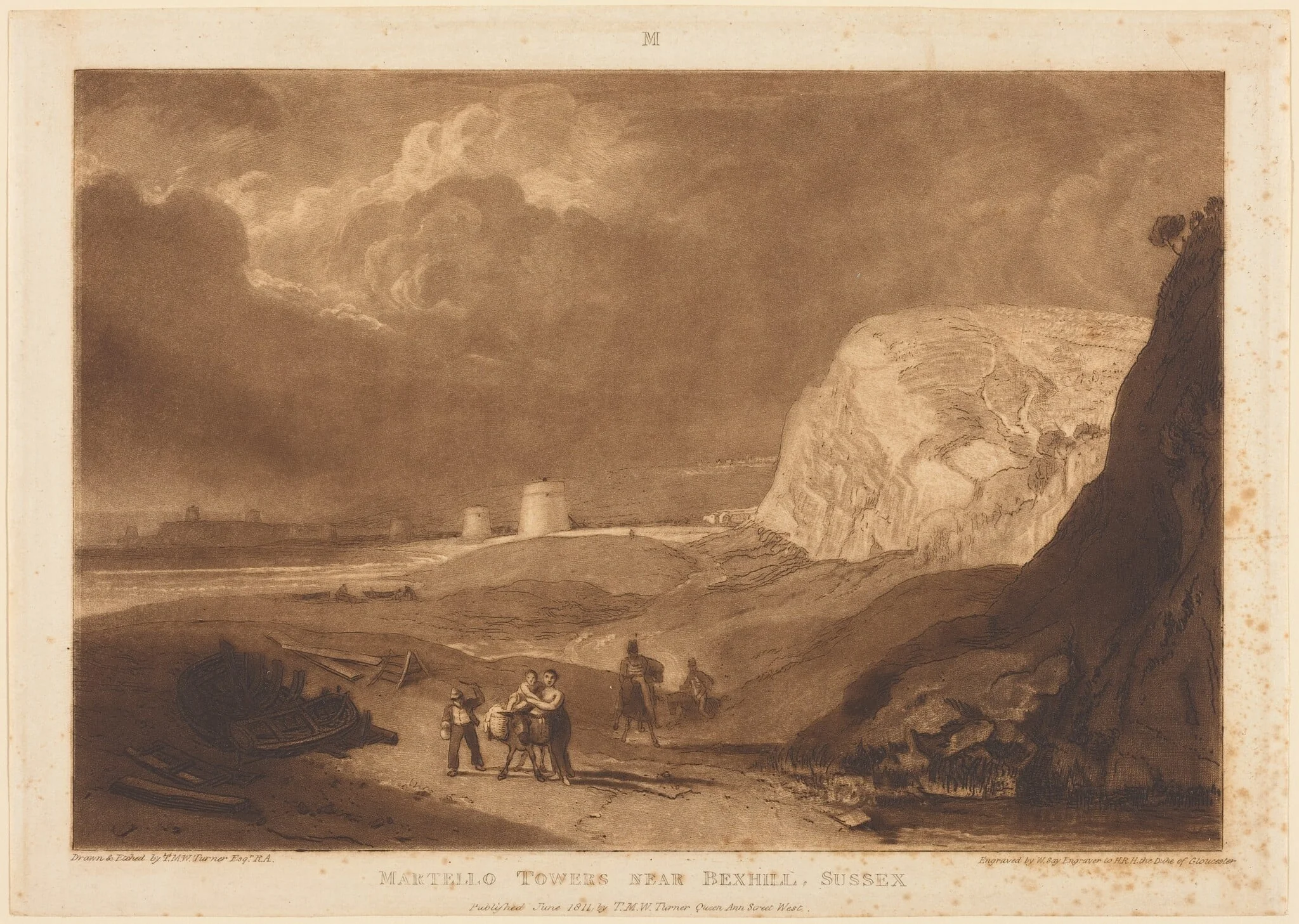Martello Towers near Bexhill, Sussex, detail