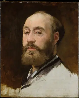 Head of Jean-Baptiste Faure (1830–1914), by Édouard Manet, oil
