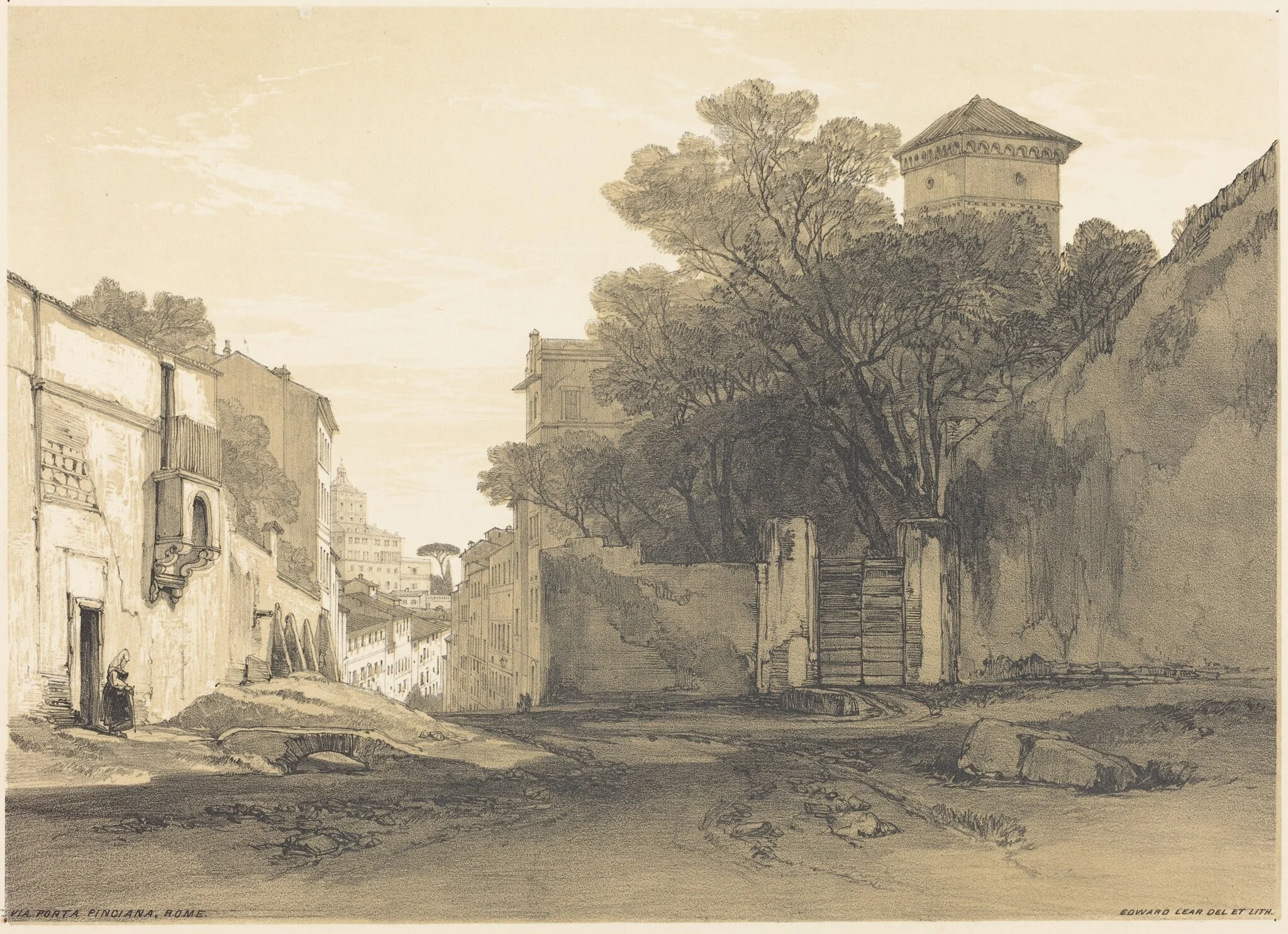 Via Porta Pinciana, Rome, detail
