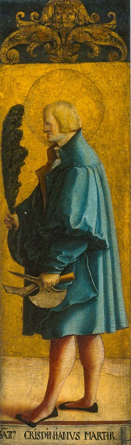 Der heilige Crispinianus, detail