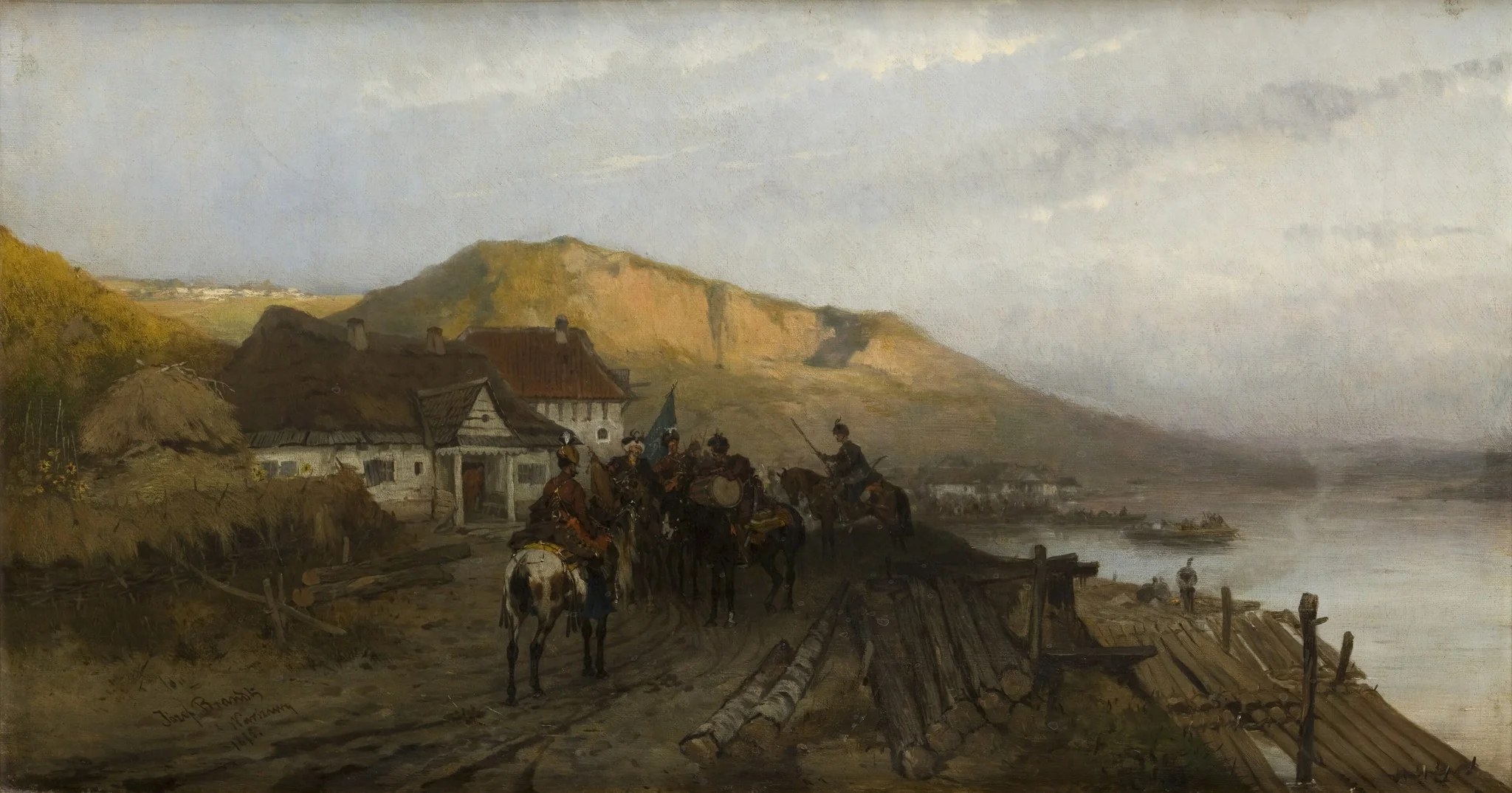 On the Dniester River, detail