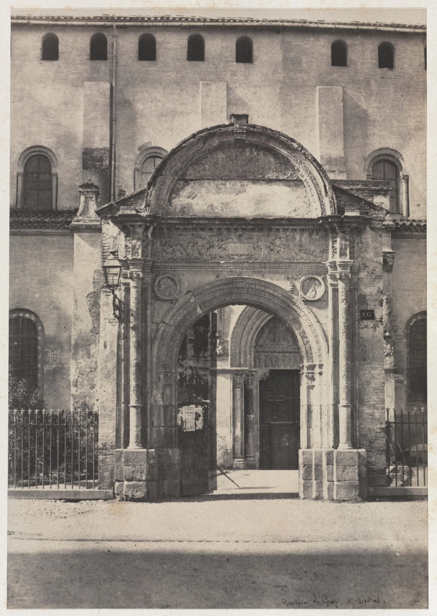 Porte Bachelier, Eglise Saint-Sernin, Toulouse (Haute-Garonne), detail