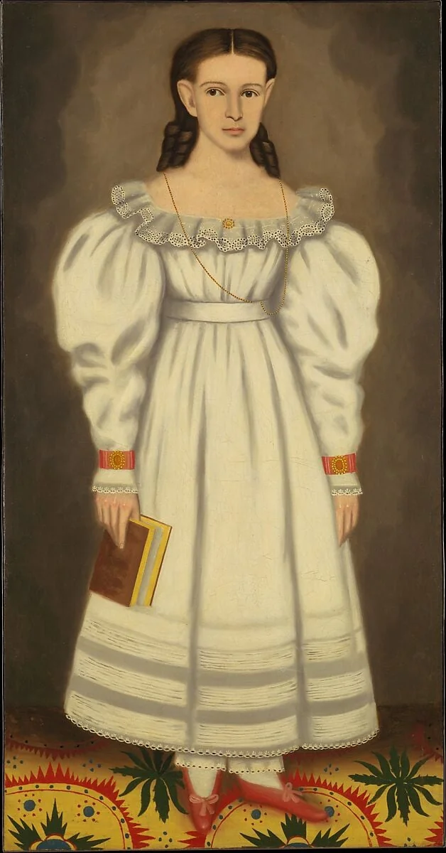 Girl of the Bangs-Phelps Family, detail