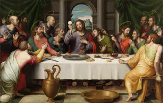 The Last Supper, by Juan de Juanes, oil, 1555