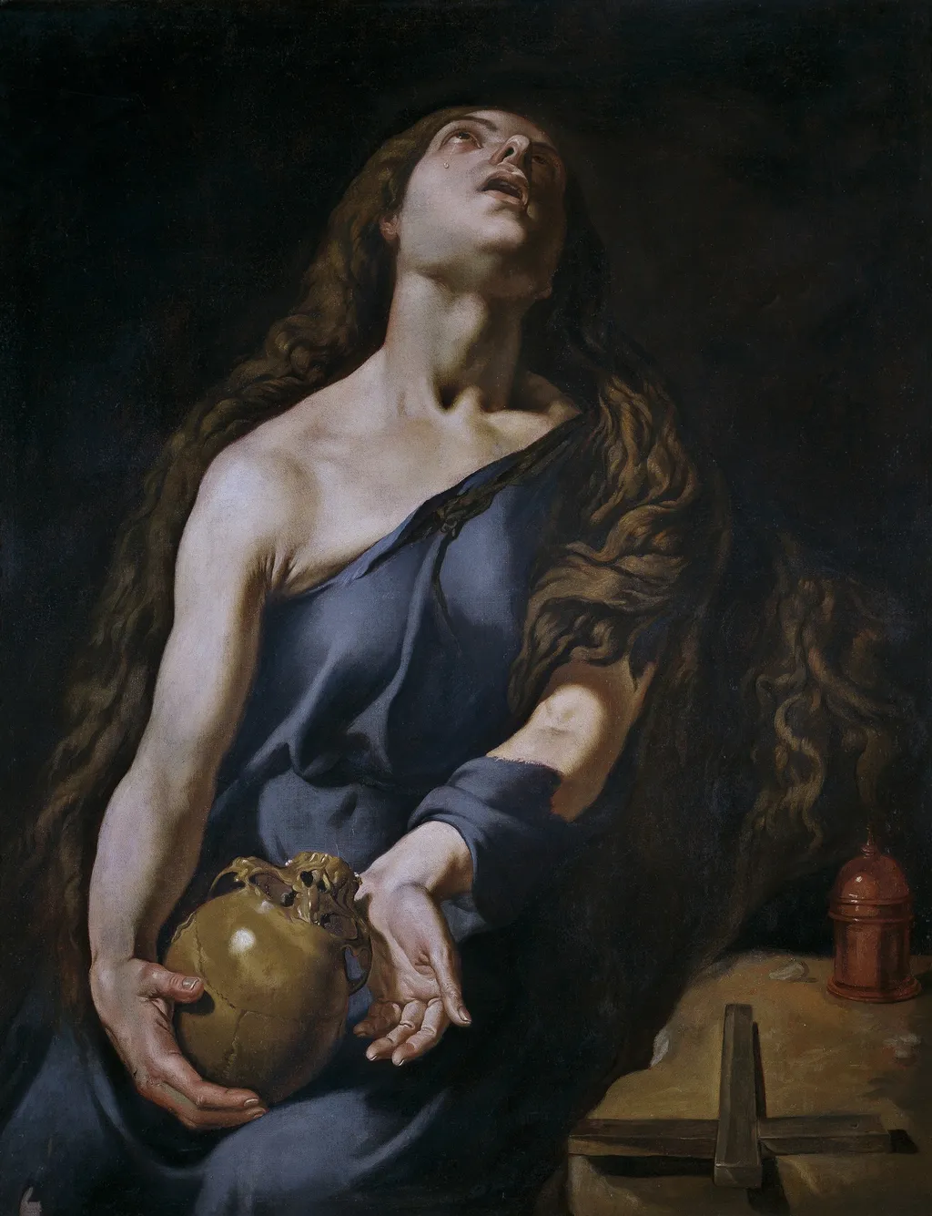 Penitent Magdalene, by Jerónimo Jacinto de Espinosa, oil, 1601