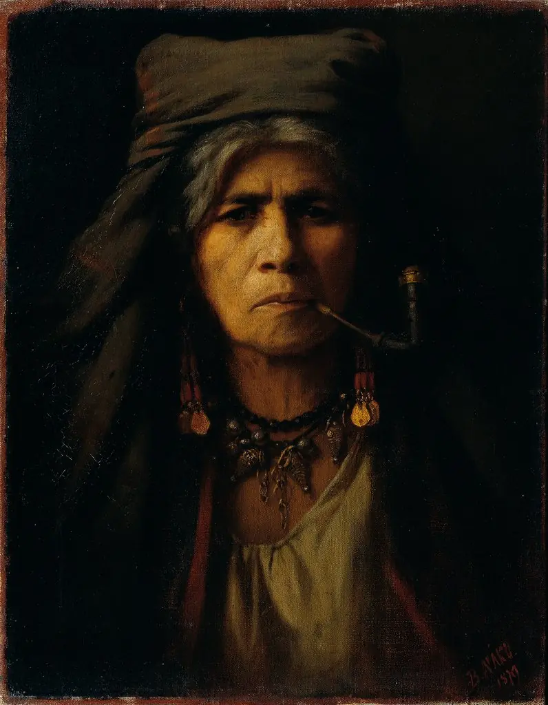 Zigeunerin, by Countess Nákó Berta, oil