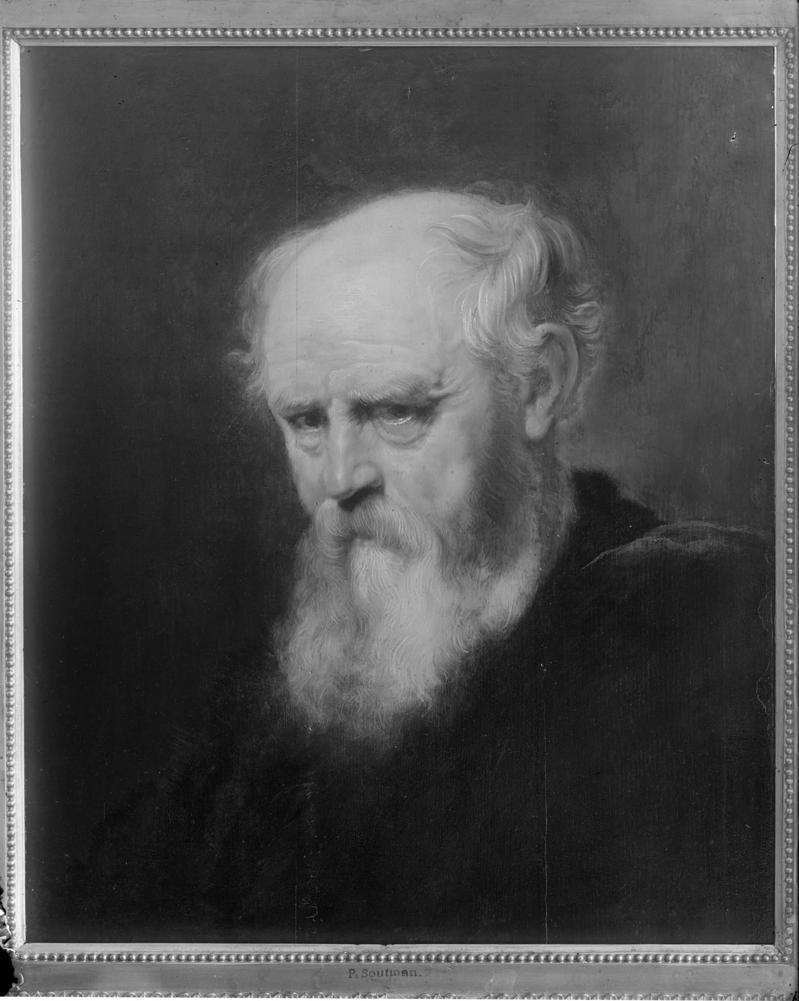 Bearded Old Man, detail