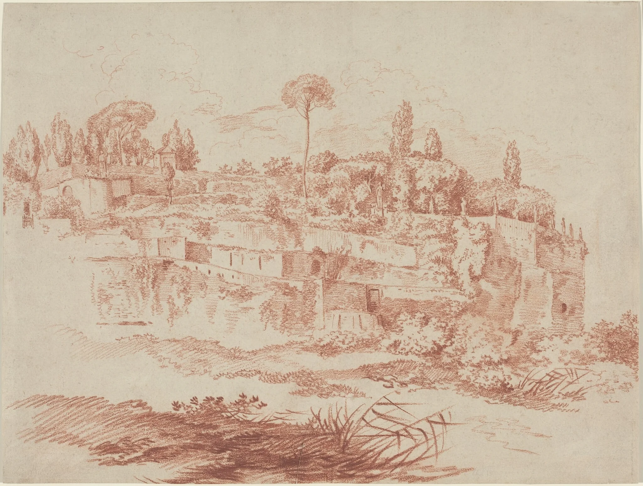 Gardens of the Villa Mattei, detail