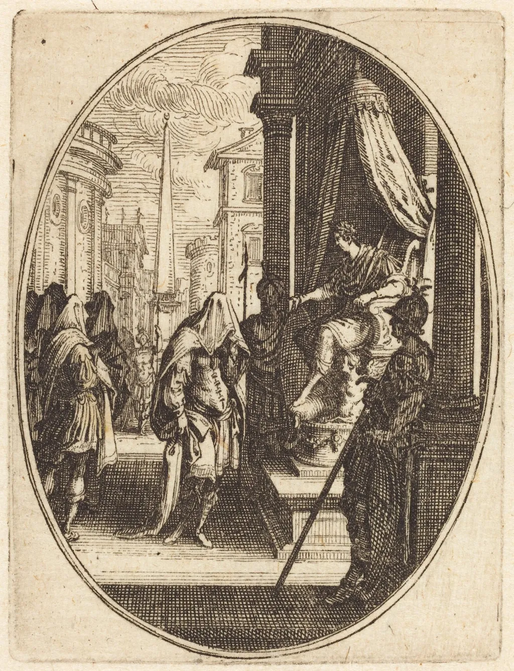 The Cult of Men, by Jacques Callot, ink, 1627