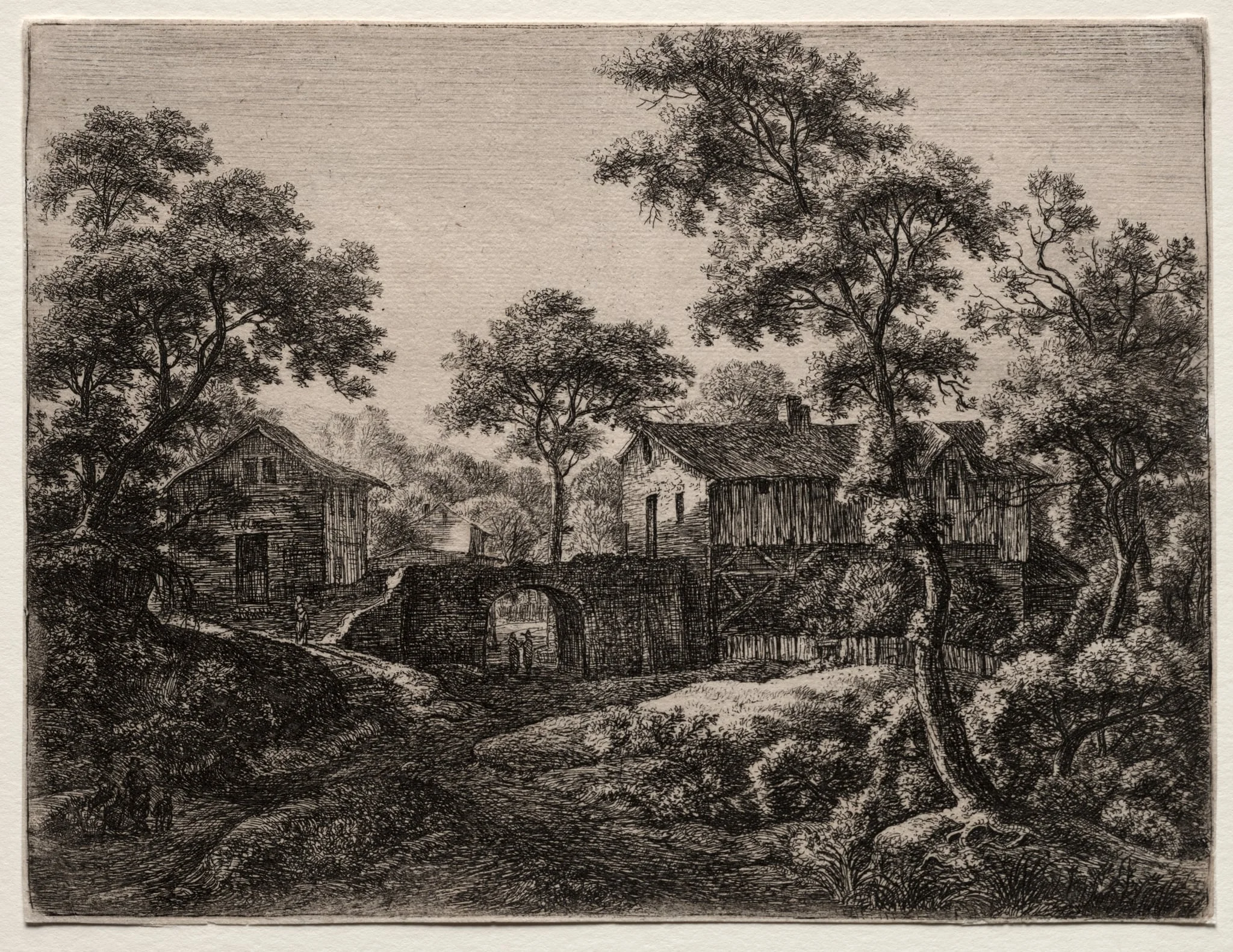 Twelve landscapes (H.95-106): The Gateway, detail