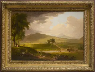 View of Rutland, Vermont, by Asher Brown Durand, oil, 1840