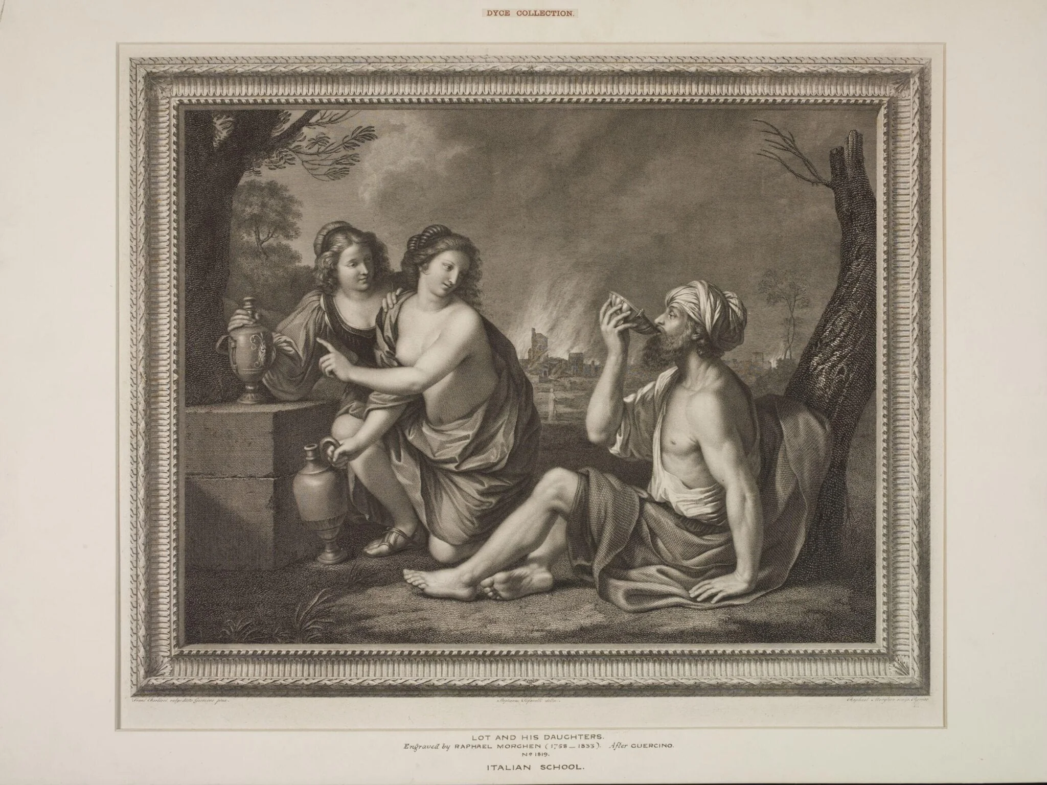 Lot and his Daughters, detail