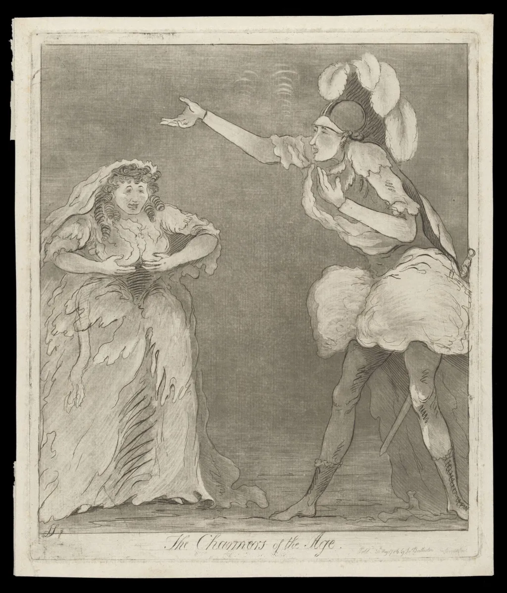 H Beard Print Collection, by James Sayers, 1786