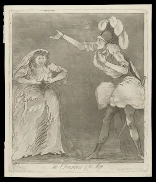 H Beard Print Collection, by James Sayers, 1786