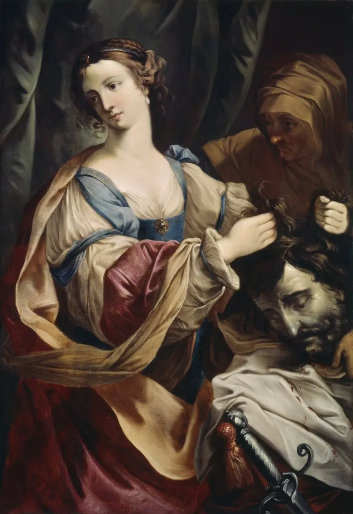Judith with the Head of Holofernes, by Elisabetta Sirani, oil, 1650