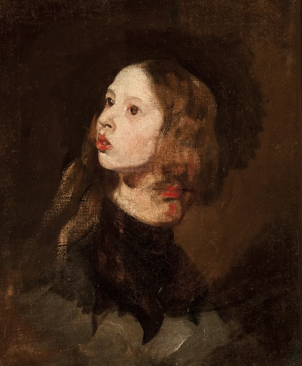 Portrait of Maria Michałowska, by Piotr Michałowski, oil, 1853
