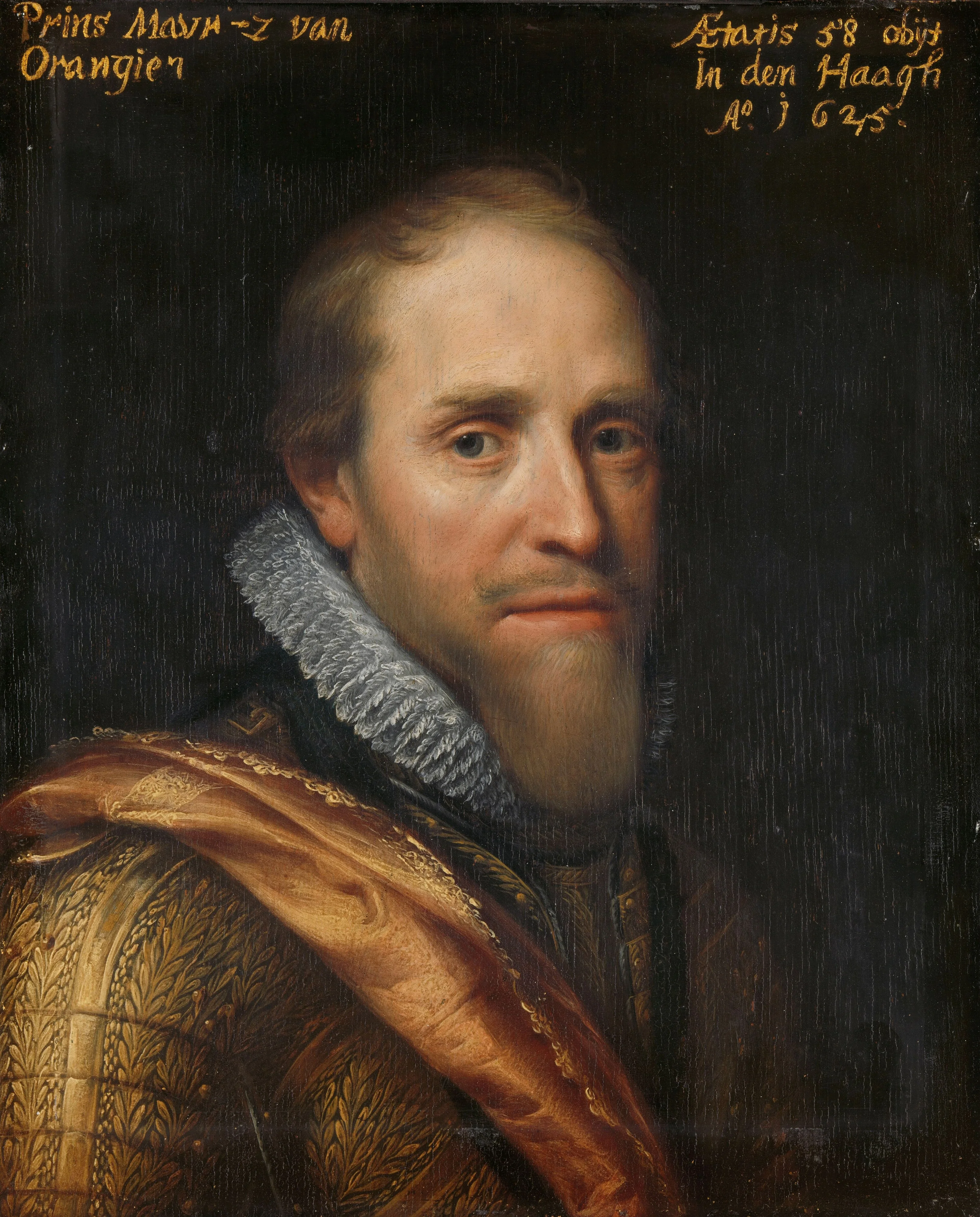 Portrait of Maurits (1567-1625), Prince of Orange, detail