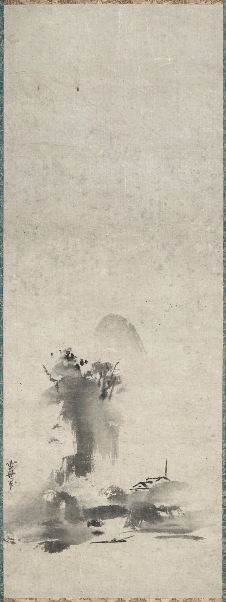 Haboku, Splashed Ink Landscape, detail