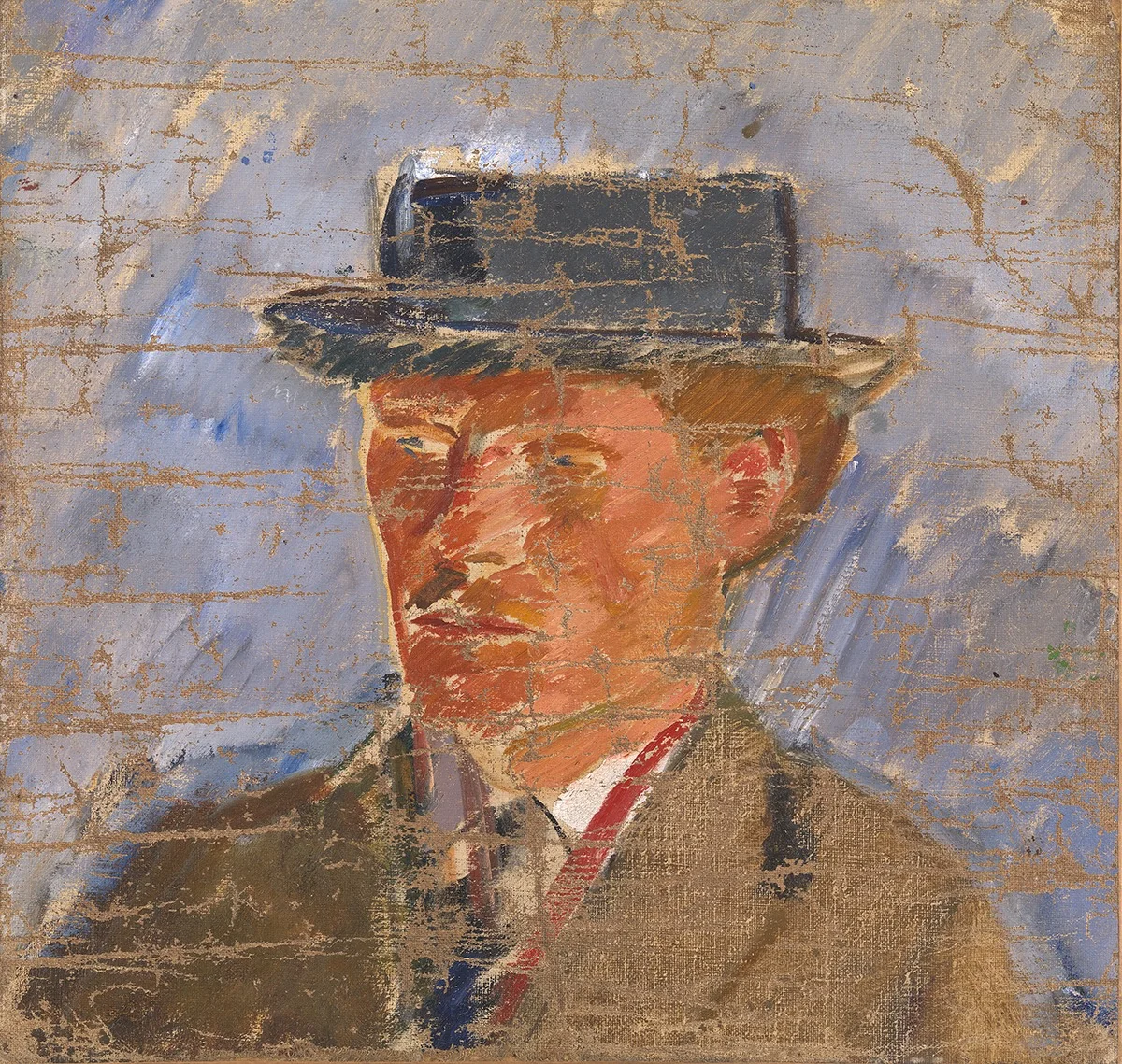 Portrait of the Painter Edvard Weie, detail