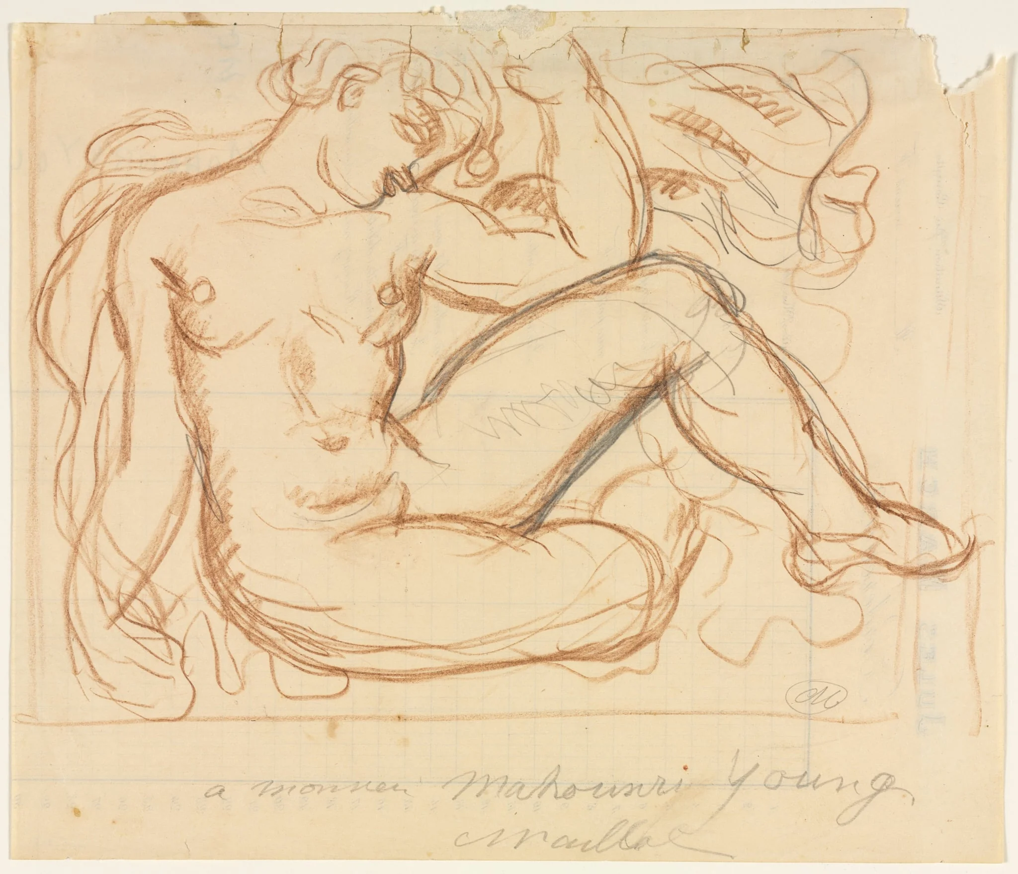 Nude Study, detail